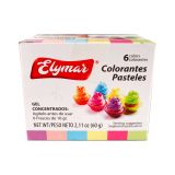 Colorantes en Gel Pastel ElyMar 6 und