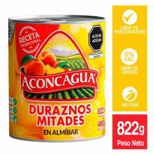 Duraznos en Almíbar ACONCAGUA Lata 822 g