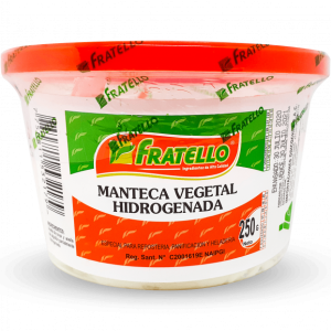 Manteca Hidrogenada Fratello 250g