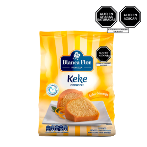 Premezcla Keke de Naranja Blanca Flor 750g